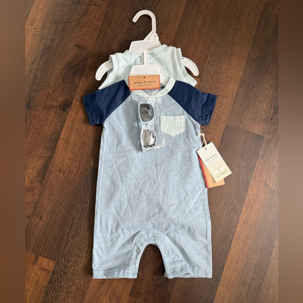 🆕 Baby Summer Set with Sunglasses